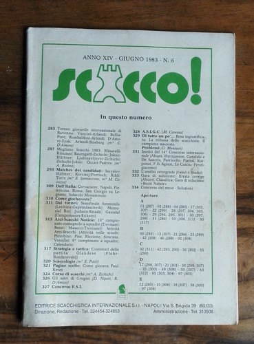 Scacco anno xiv - -, ottobre