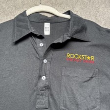 Polo Rockstar Energy nera uomo