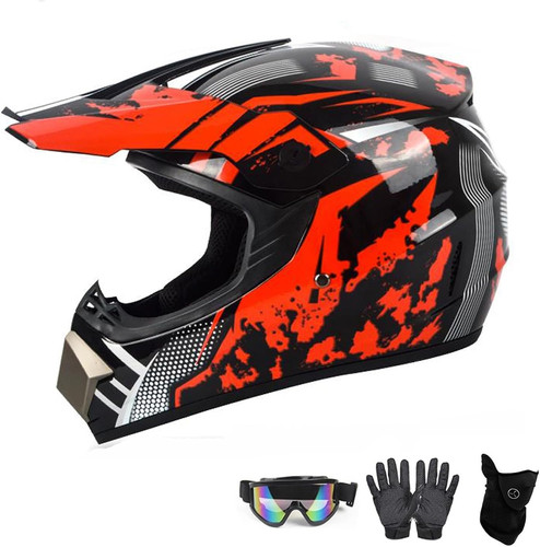 Set casco motocross - set,