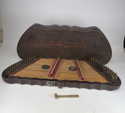 Antico strumento yangqin arpa - strumento,