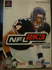 NFL 2K3 LIMITED BOX PS2 NTSC JAPAN FUNZIONA SU PS2 JAP O PAL MODIFICATA