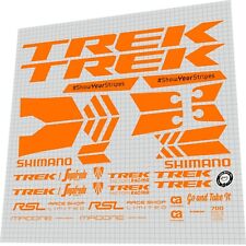 Set decalcomanie arancione Team Issue Trek Madone 9