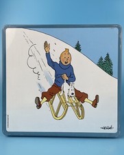 Tim e Struppi, Herge' Tin Tin, scatola di latta porta biscotti