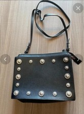 VERSUS by VERSACE borsa in pelle con borchie testa di leone bag lion head studs