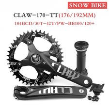 Guarnitura bici neve 170mm Fat