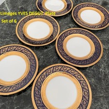 Limoges YVES DEGOT Piatto con