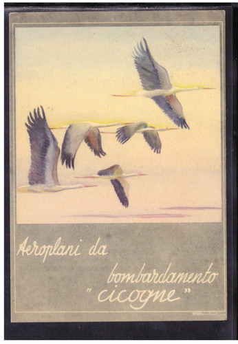 Cartolina militare aviazione - cartolina,
