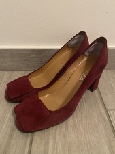 Scarpe col Tacco GUJA in￼ tessuto Scamosciato, color Borgogna - Taglia EUR 36￼￼￼