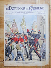1903-LA DOMENICA DEL CORRIERE-Disegno BELTRAME-ANNO V, N.41-CONTRO IL PARROCO+