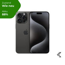 Apple iPhone 15 Pro Max 512GB Nero, Come Nuovo - Ricondizionato, Garanzia 24 Mesi