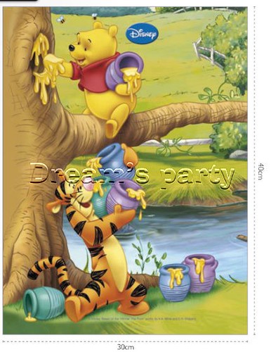 Cialda winnie the pooh - winnie, tigro