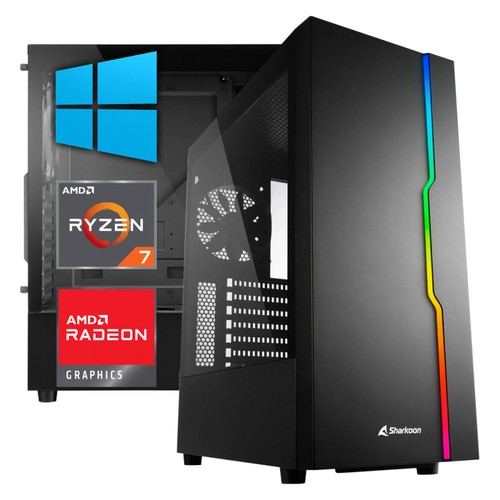 Gaming amd ryzen 5700g - pc,