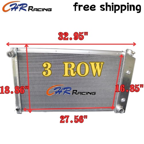 Aluminum radiator for pontiac - aluminum,