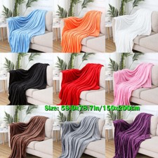 Faux Fur Warm Fleece Blanket