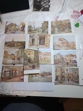 Cartoline Antiche Roma Sparita Lotto Di 13 F.Roesler