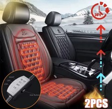 Sedile Riscaldato Auto 2 Pezzi Universali 12V Coprisedile Caldo Per L'inverno