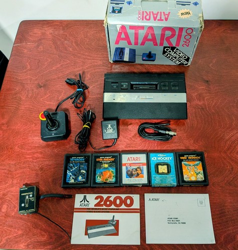 Atari 2600 system cib - 2600, jr