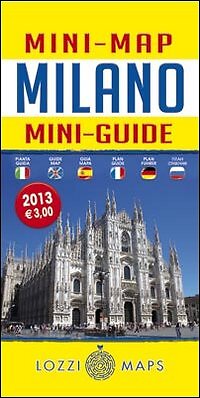 Milano mini map lozzi - map, [lozzi