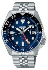 OROLOGIO Seiko 5 Sports SSK005 quadrante blu 10 bar acciaio inox automatico SSK003K1