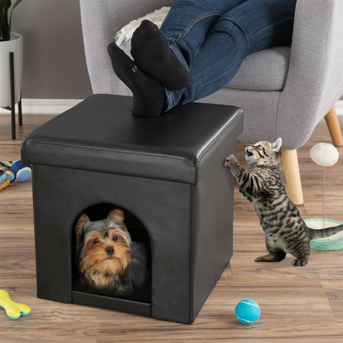 Cubo poggiapiedi cubo gatto