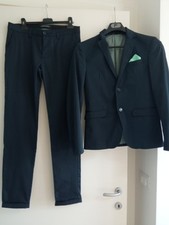 Nuovo Completo Vestito Uomo  Elegante Blu