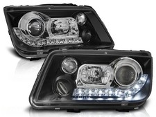 Luce Diurna LED Design Faro per VW Bora 98-05 Nero