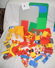 Lego Duplo lotto 5 kg vari mattoncini pannelli accessori auto trattore rimorchi