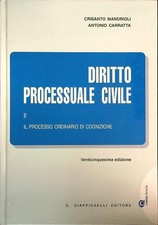 DIRITTO PROCESSUALE CIVILE VOL. 2 MANDRIOLI  CRISANTO GIAPPICHELLI 2016 