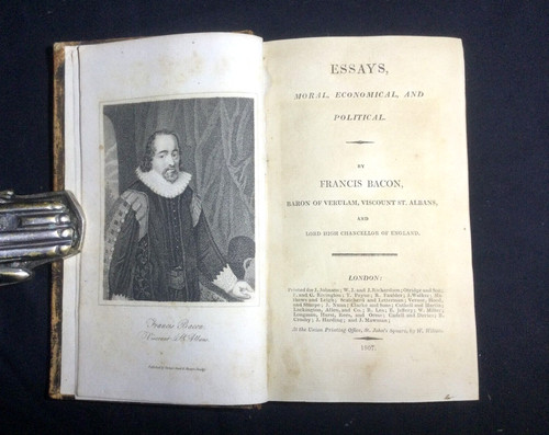 Francis bacon essays moral - bacon,