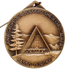 Medaglia ANA 25° Anniversario Gruppo Bleggio, Trento, Passo Durone