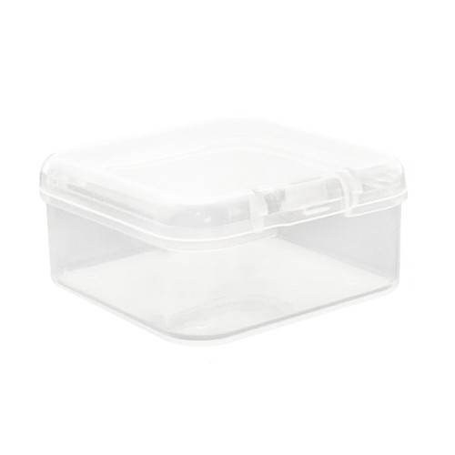 Transparent plastic bait box - transparent,