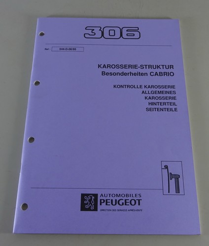 Manuale officina peugeot - peugeot, 306