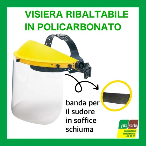 Visiera protettiva con - visiera,