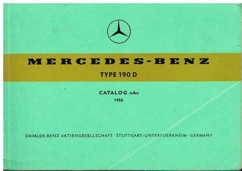 Mercedes benz w121 - mercedes, 190d