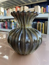 Archimede Seguso Murano Vaso Firmato Anni 50 Barovier Venini Era