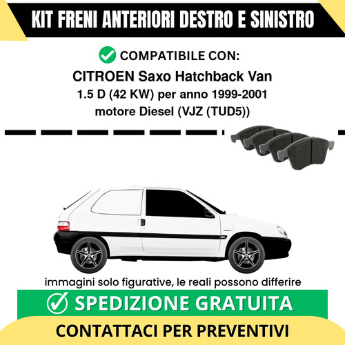 Pastiglie freno anteriori - pastiglie, per