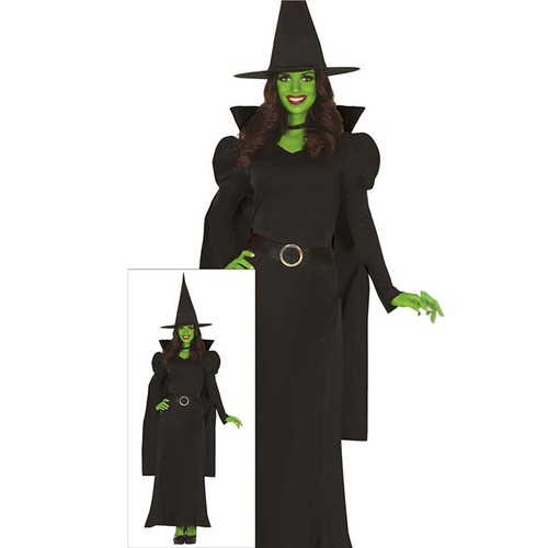 Costume carnevale strega - strega, verde