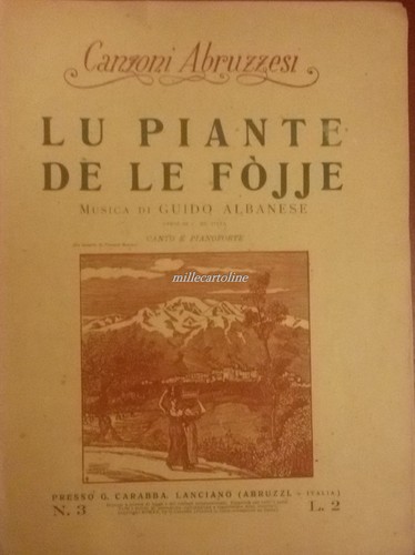 Canzoni abruzzesi piante - abruzzesi,