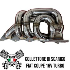 FIAT Coupé 2.0 16v turbo 190cv Collettore di scarico acciaio Inox 304 38mm T3