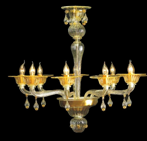 Lampadario veneziano vetro - in,