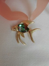 SPILLA firmata SARAH COVENTRY collezione animali (pesce) 1962