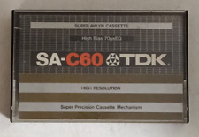 TDK SA-C 60 1979 CROMO TIPO 2 II SENZA SCRITTE  musicassette vergini cassette