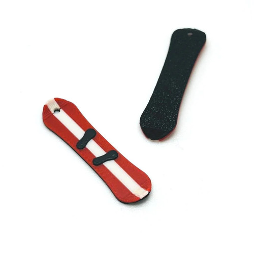 Charm snowboard rosso 35x9 - rosso,,