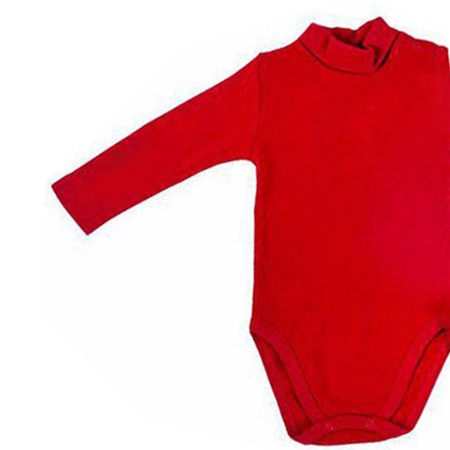 Body lupetto baby rosso