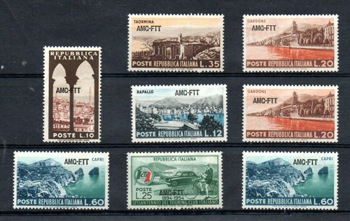 597 francobolli trieste - f,