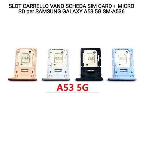 Slot carrello vano scheda sim - carrello,