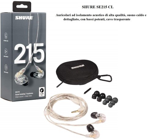 Shure se215 cuffie - cl,