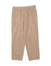 Pantalone chino uomo AVIREX W32 L28 beige cotone AL06