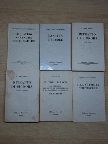 Lotto vecchi bur - 6, rizzoli