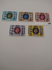 Colonie Britanniche 1977  5 francobolli  effige Regina Elisabetta MNH**